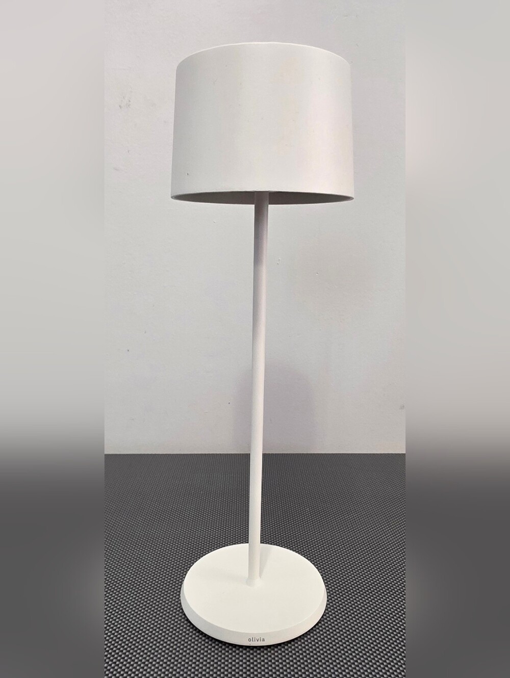 Olivia White Modern Table Lamp